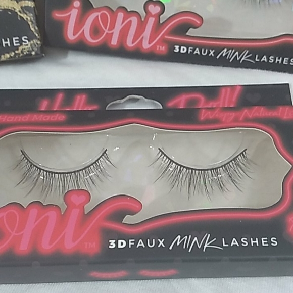- 3d faux mink lash 3 box lot wispie natural w glue boxed - Picture 4 of 9